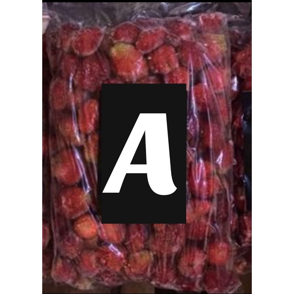 

Frozen Strawberry Grade A 1kg ( Strawberry Beku 1kg Grade A)