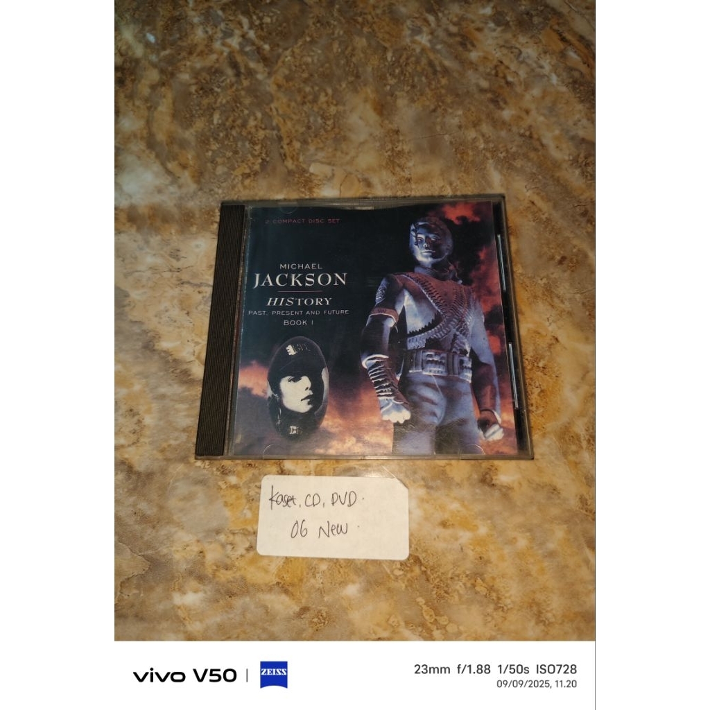 Kaset CD Michael Jackson History Past Present and future Book I