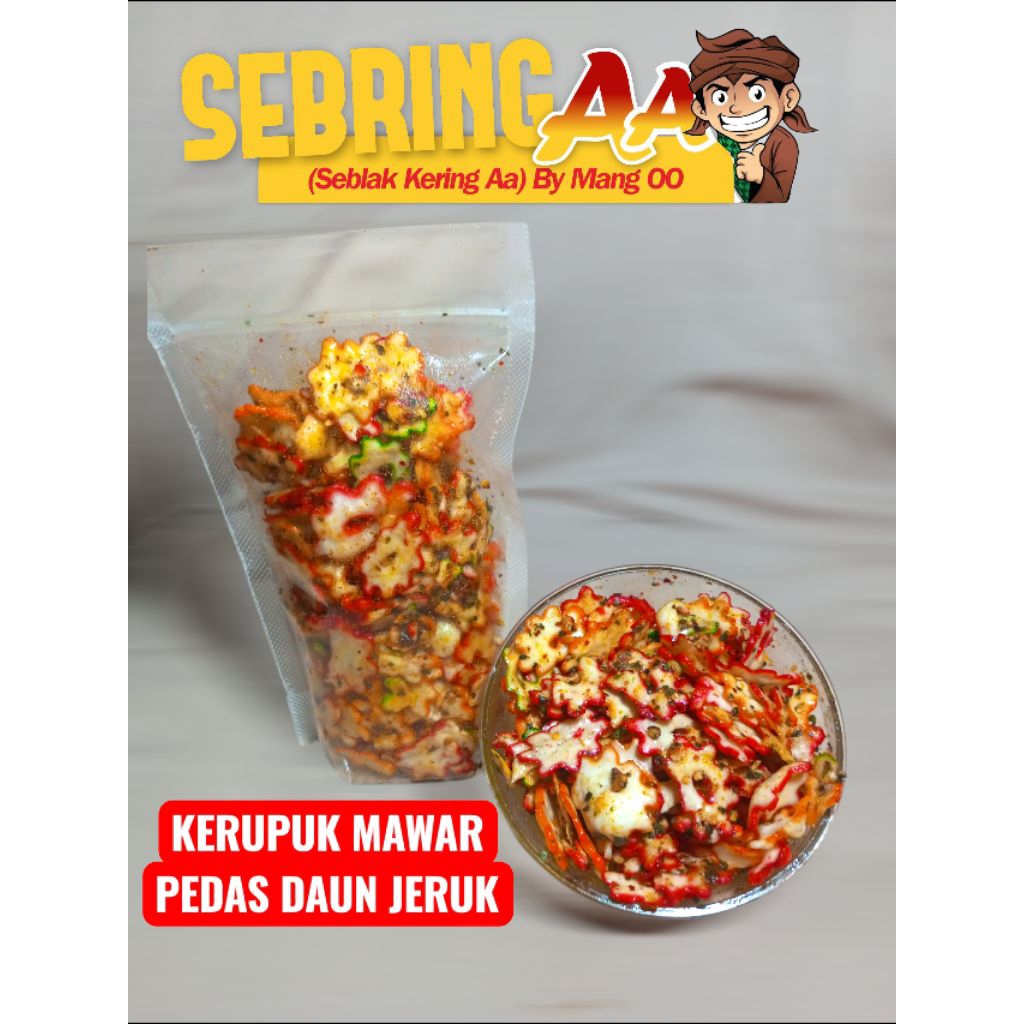 

KERUPUK MAWAR PEDAS DAUN JERUK