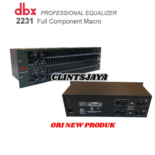 Equalizer DBX 2231 FULL MACRO Dbx 2231+ limiters fungsi dbx2231 Full macro