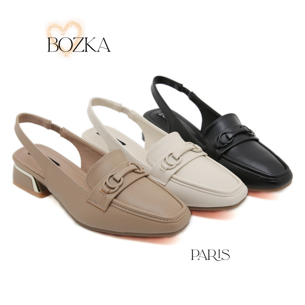 Bozka sandal sepatu wanita classic Paris3 Sendal