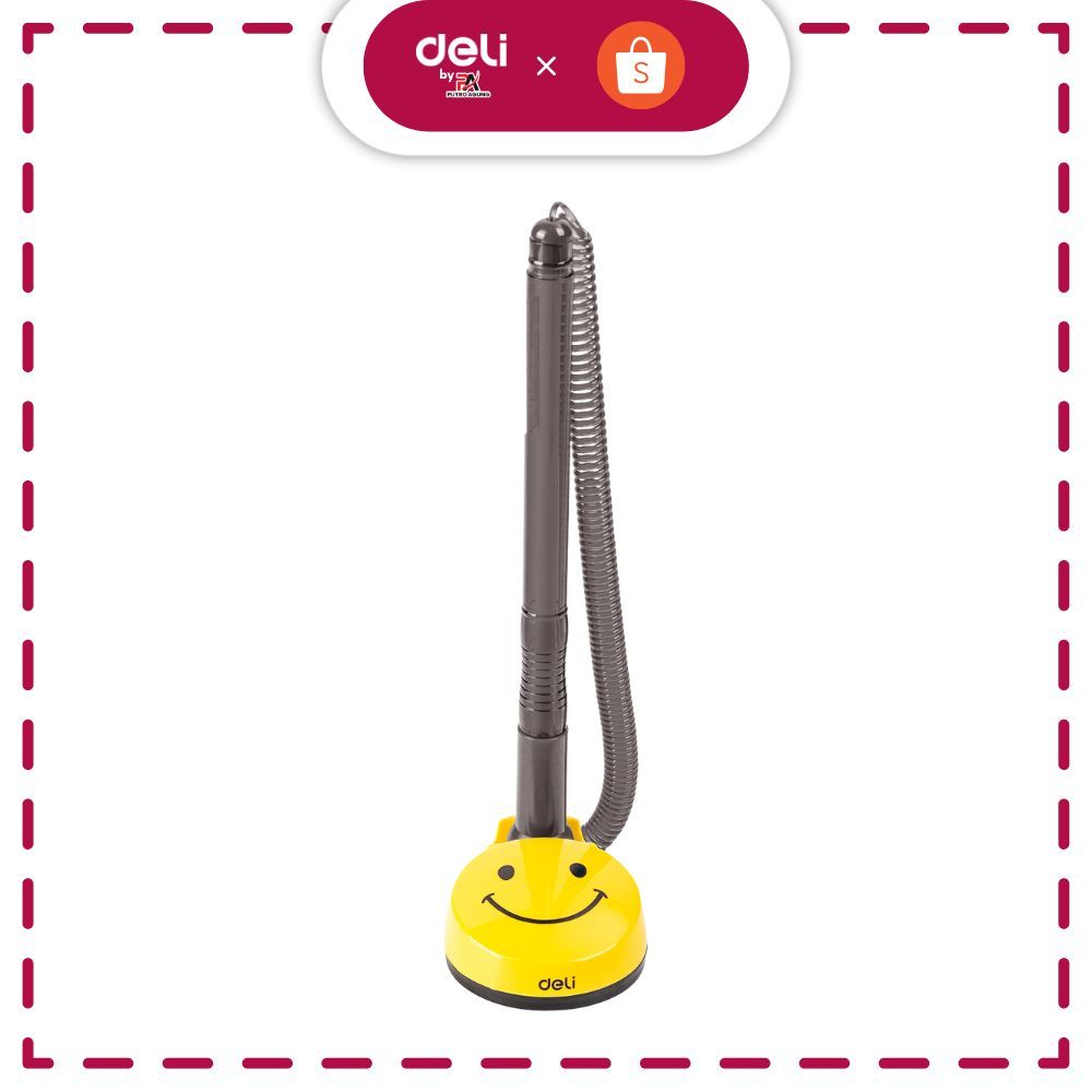 

Deli Desk Ballpoint Pulpen Meja 0,7mm Tinta Hitam EQ50