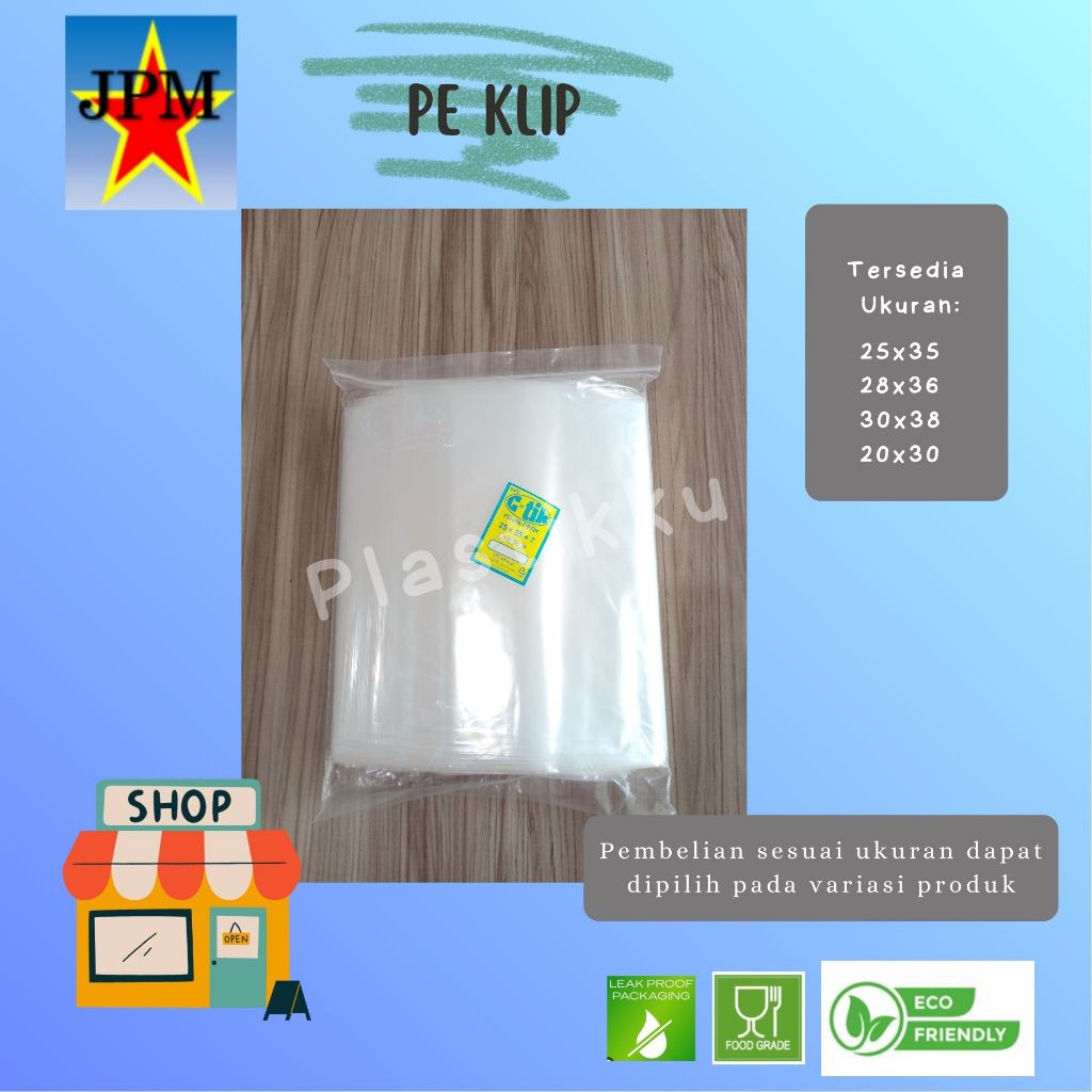 Plastik Klip Plong Bening / Klip Plong Bening / Plastik Plong Bening / Plastik Cetik Bening / Plasti