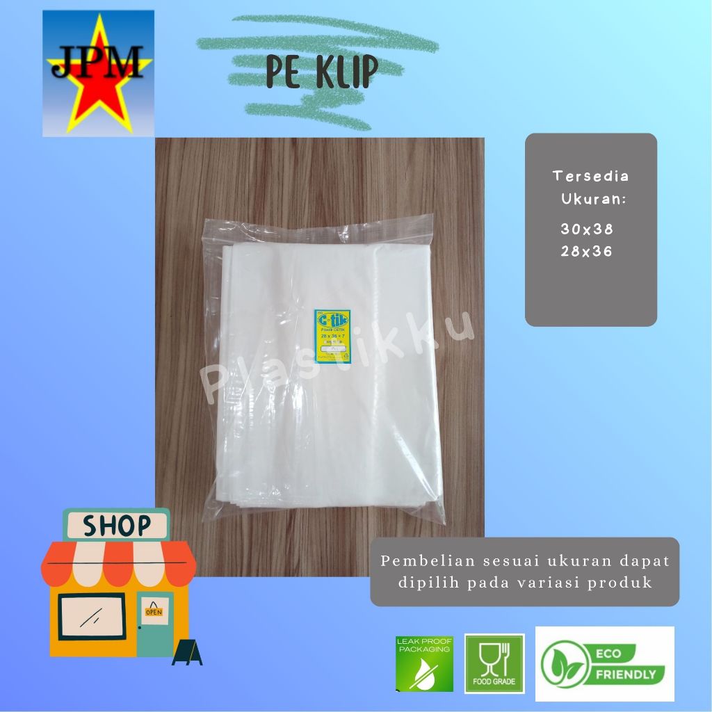 Plastik Klip Plong Putih / Klip Plong Putih / Plastik Plong Putih / Plastik Cetik Putih / Plastik Ke