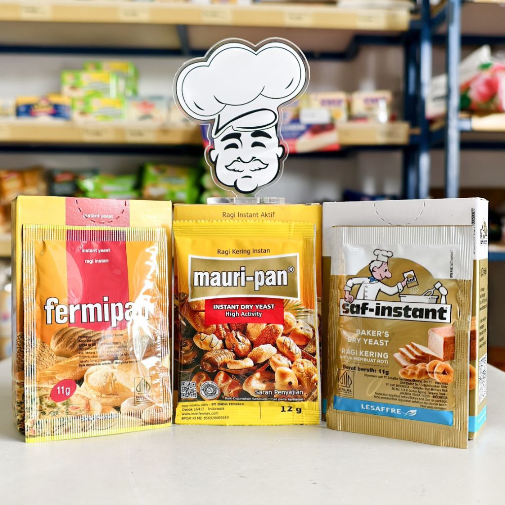 

Ragi Instan / Fermipan / Mauripan / Saf instant (Persachet)