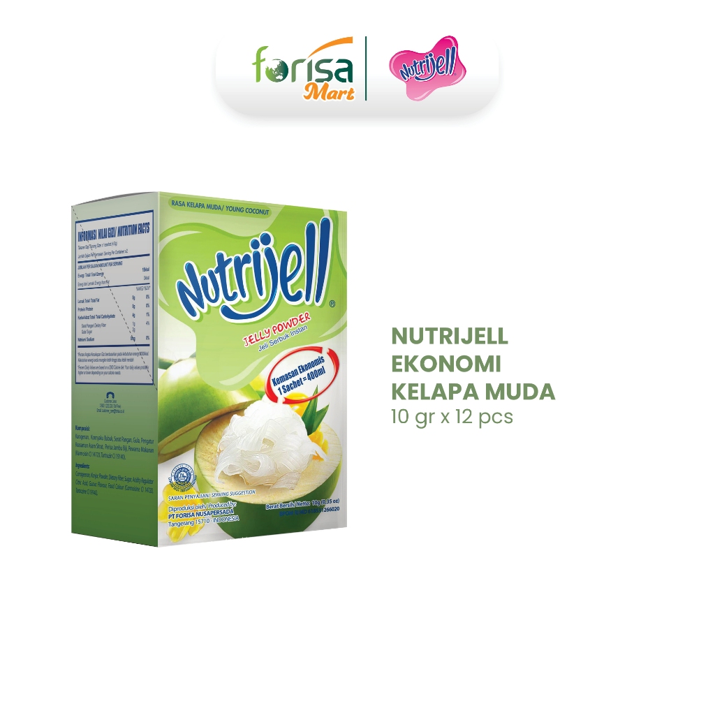 

Nutrijell Ekonomi Rasa Kelapa Muda 10 gr 12 Pcs