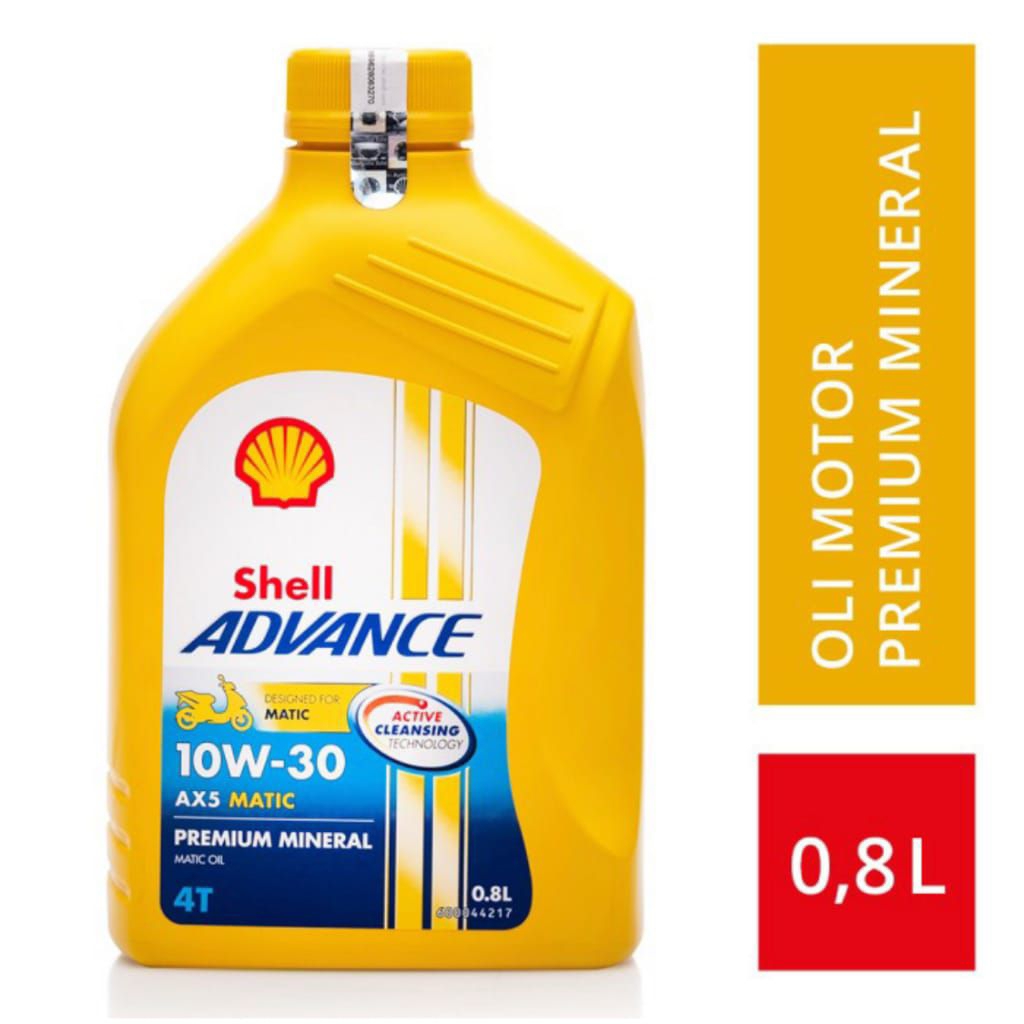 OLI SHELL MATIC ADVANCE SC AX5 10W-30 (0,8 L) | OLI SHELL MOTOR MATIC SHELL ADVANCE