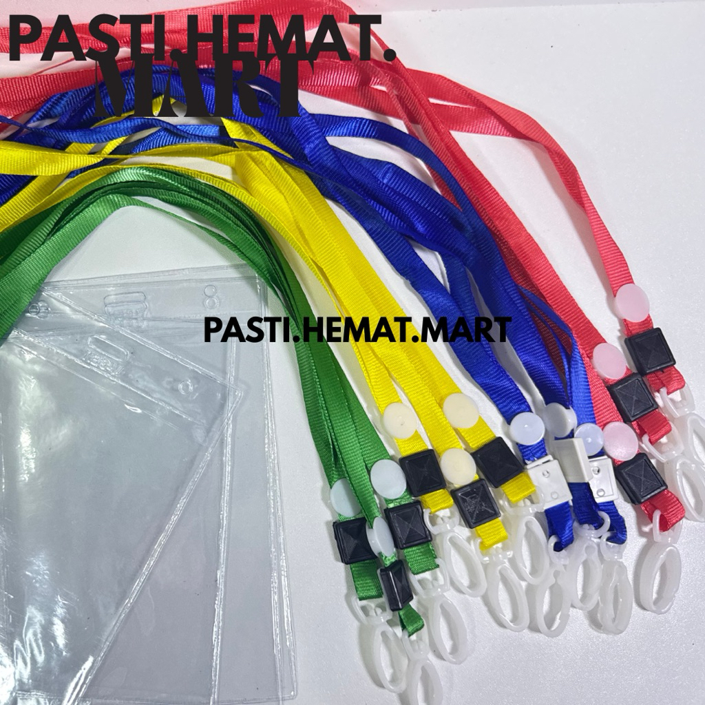 Tali Panitia Kait Plastik / Tali Bed / Tali Ujian / Tali Name Tag Kacing Plastik