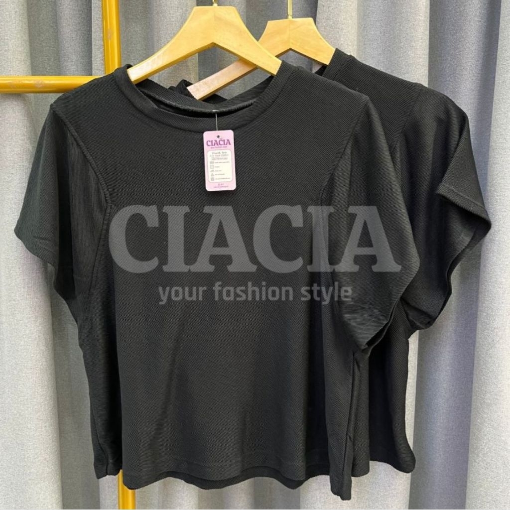 Baju Wanita | Bayan Top Allsize Hitam | 100% Asli Impor Bangkok