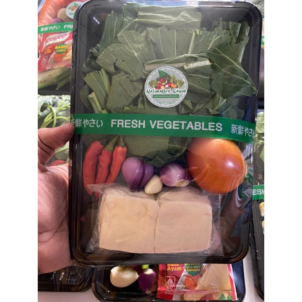 

Paket Sayur Tumis Sawi Tahu Putih