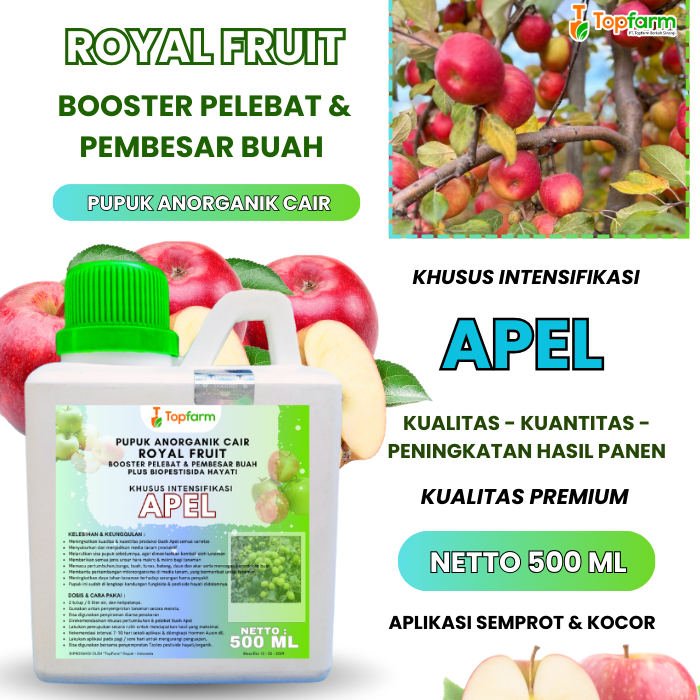 pupuk Booster Pelebat Buah Apel/ Pupuk Booster Apel Perangsang Buah/ Pupuk Penyubur Tanaman Apel/ Bo