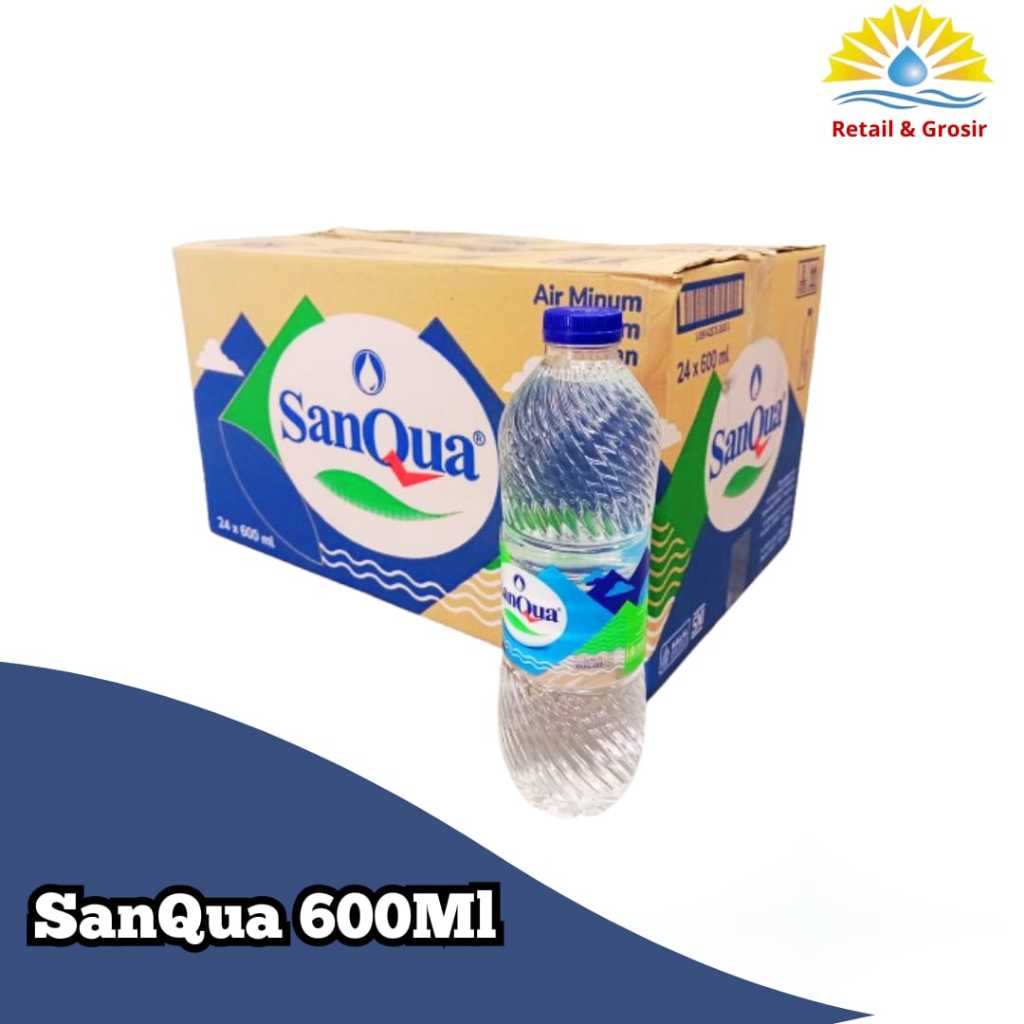

SANQUA 600ML isi (24 Botol)
