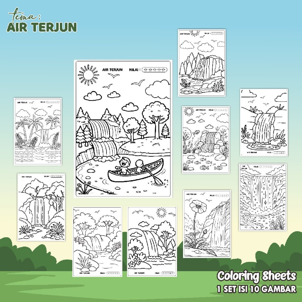 

(MASJID 01) KERTAS MEWARAI ANAK UKURAN A4 - LEMBAR MEWARNAI MURAH READY STOCK - COLORING SHEETS ANAK PAUD/TK
