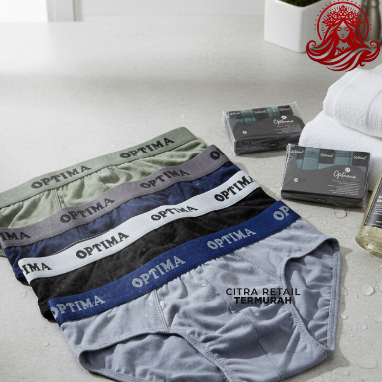 Isi 3 Pcs Celana Dalam Pria Optima / CD Pria Optima 818 Premium Quality Art Optima 868 828 1368 1863