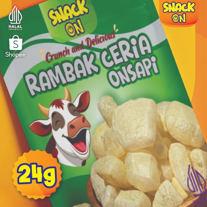

Snack On Rambak Sapi Ceria Kerupuk Kulit Sapi Rambak 20gr