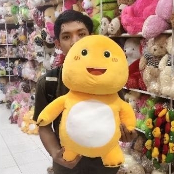 BONEKA NAILONG DINO KUNING ORIGINAL JUMBO BONEKA DINO KUNING VIRAL KWALITAS PREMIUM