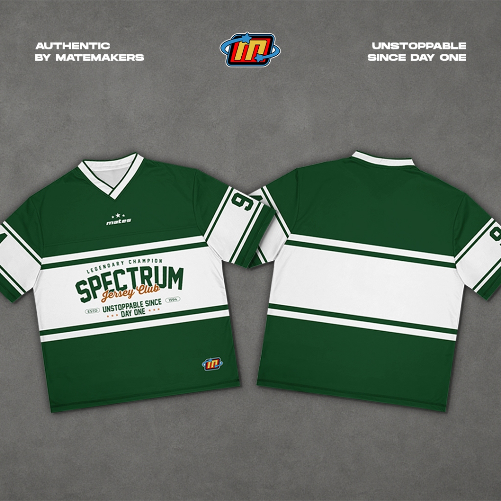 MATEMAKERS - Jersey Streetwear Spectrum / Jersey Oversize / Jersey Block Core / Jersey Brazil / Mila