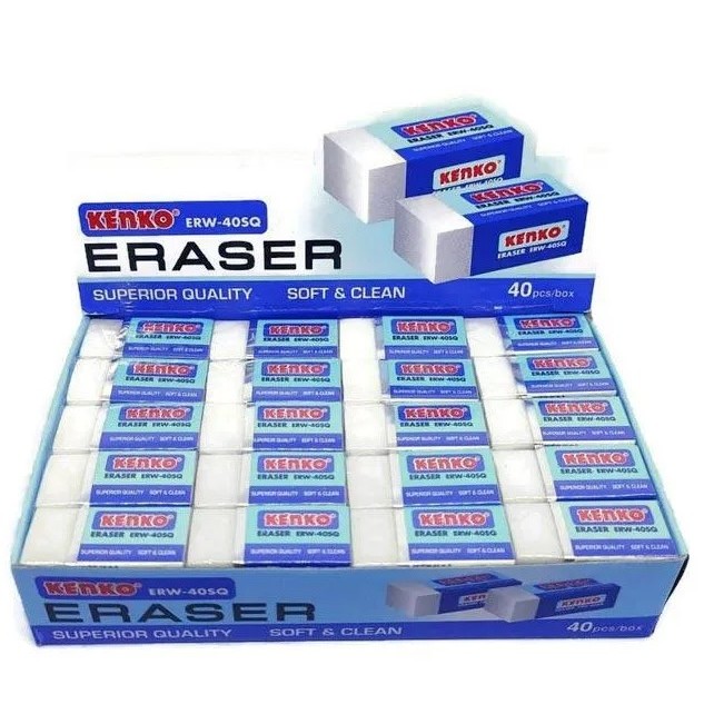 

KENKO - Penghapus Pensil - Eraser ERW-40 SQ | Penghapus Gangsing ( PACK )