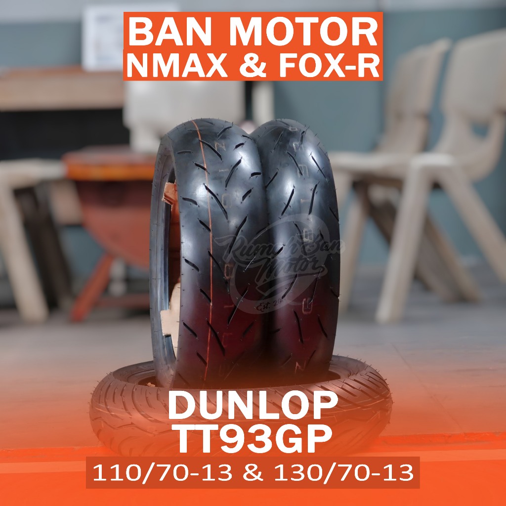 DUNLOP TT93 GP BAN MOTOR NMAX, POLYTRON FOX-R SOFT COMPOUND