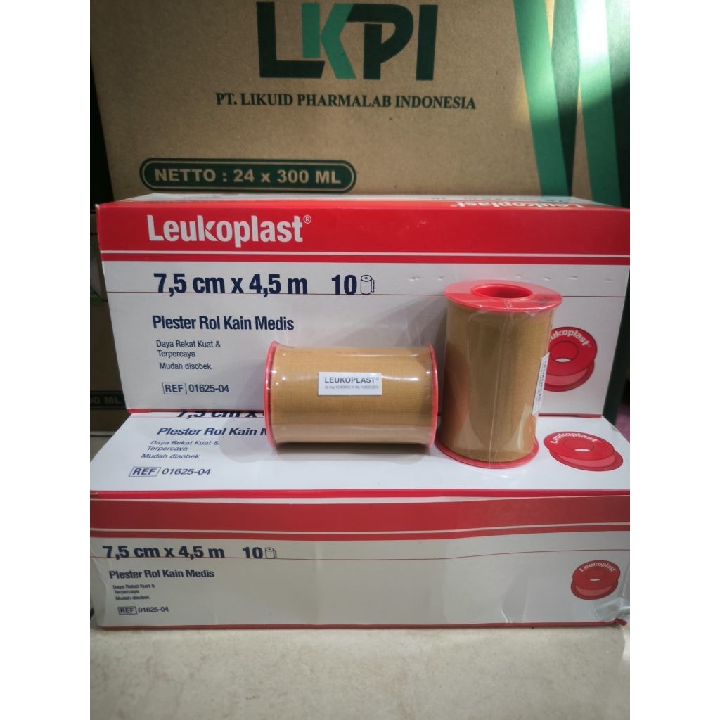 Plester Bsn Leukoplast 7.5cm x 4.5m / Plester Kain Roll Leukoplast 7.5cm x 4.5 BSN ( Eceran )