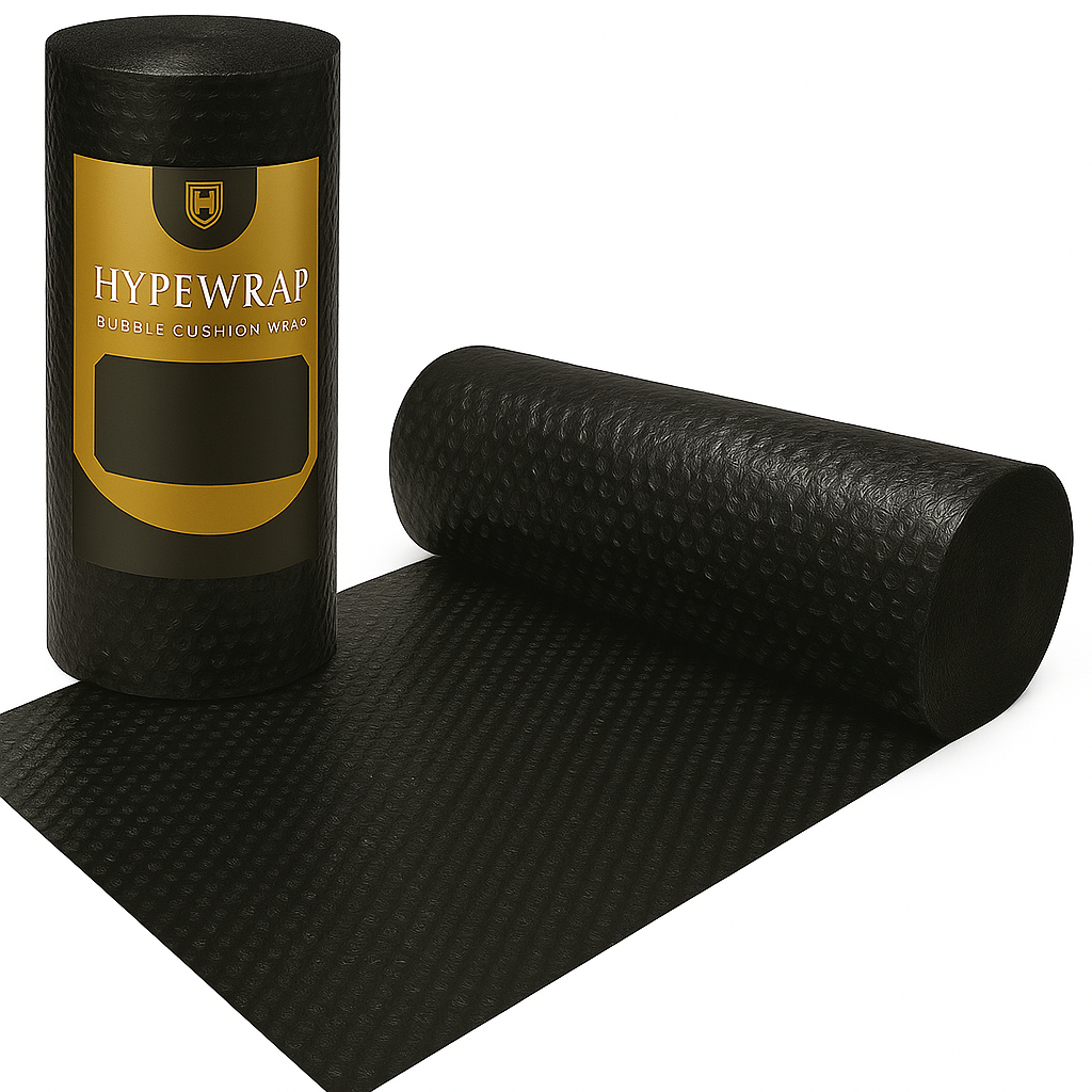 

Hypewrap Bubble wrap simple praktis murah 40cm x 1 meter warna hitam