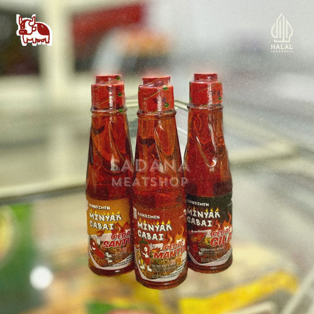 

JSF Minyak Cabai 135ml – Pedas Santuy, Pedas Mantul, Pedas Gila | Chili Oil Premium