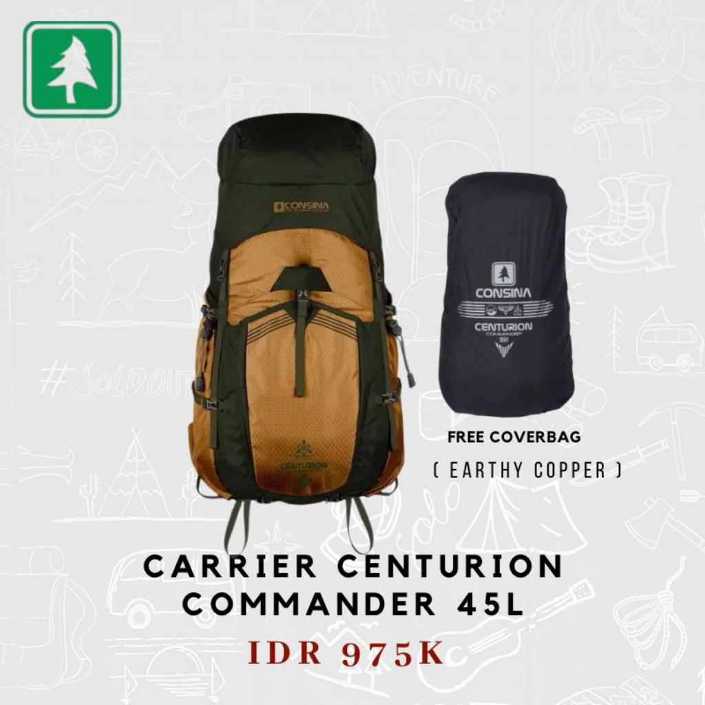 tas gunung tas carrier tas  mendaki tas ransel consina
