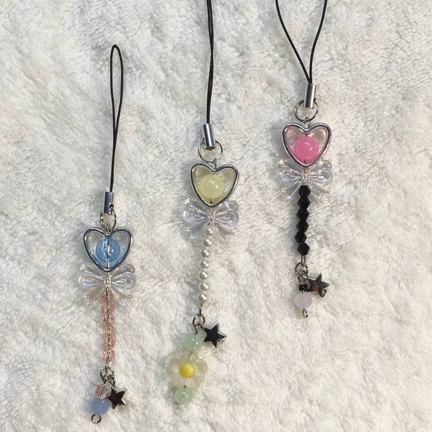 Gantungan hp estetik lucu mini / Cute aesthetic strap phone charms KPOP mini lightstick blackpink BP