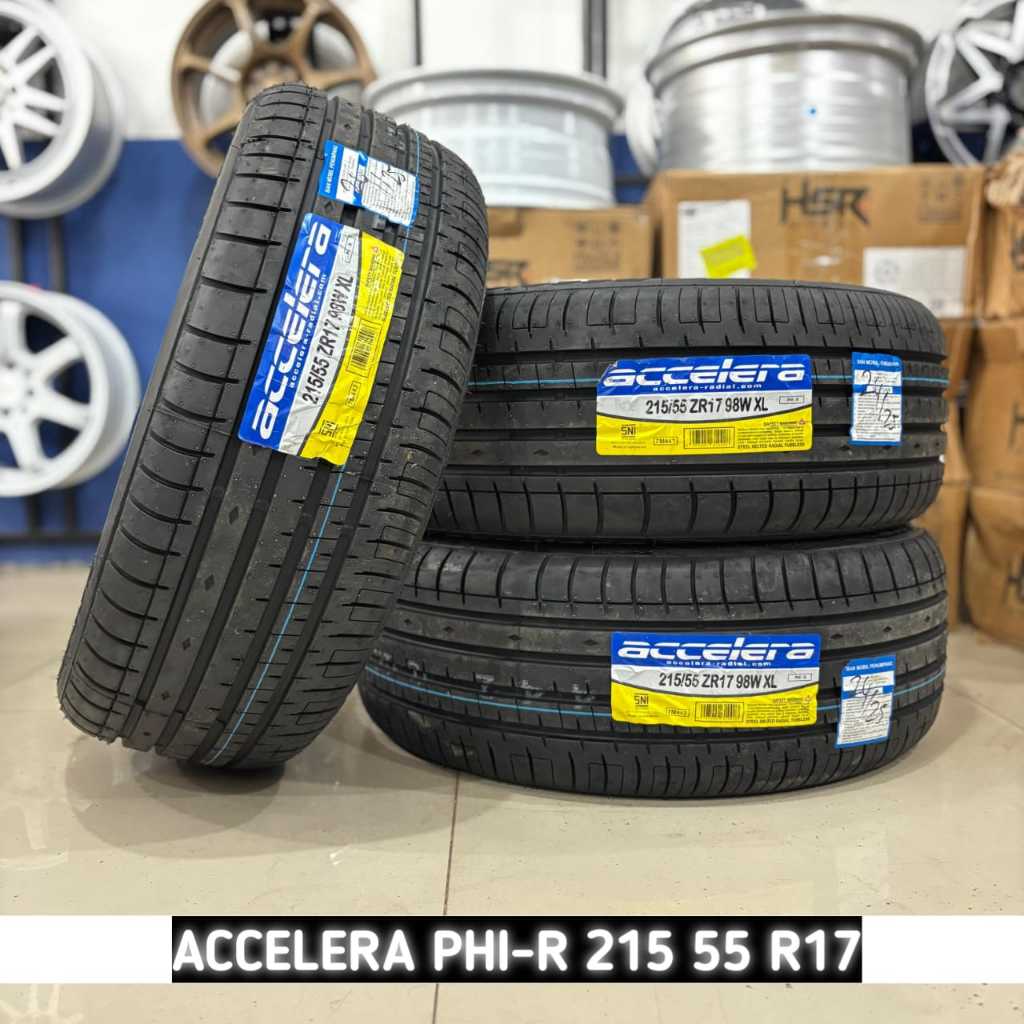 Ban Mobil 215 55 R17 ACCELERA PHI-R Ring 15 Ban Murah Awett Gratis pasang jika ketoko