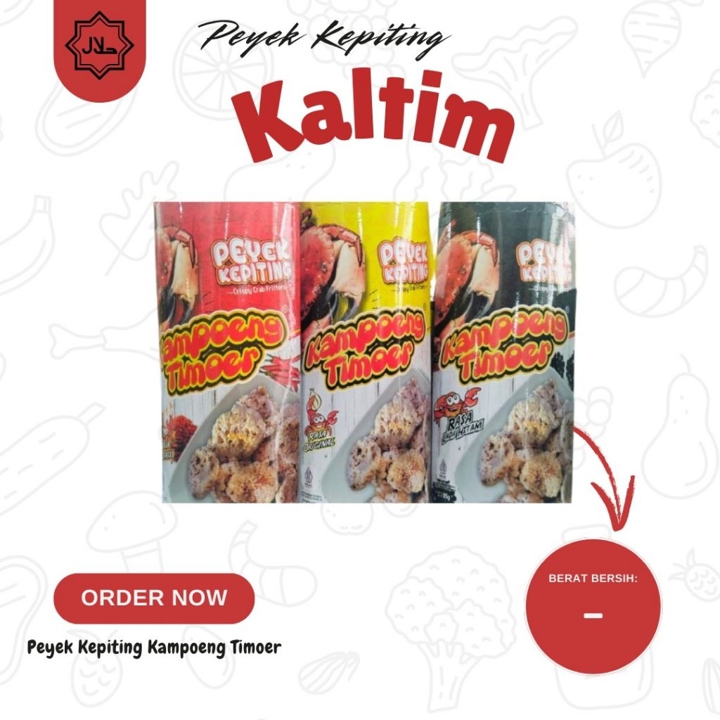 

Peyek Kepiting Kampoeng Timoer - Cemilan Renyah Khas Kaltim