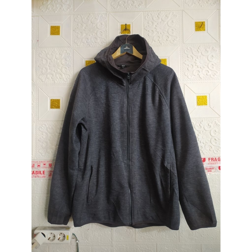 Zip Hoodie uniqlO tech abutua xl