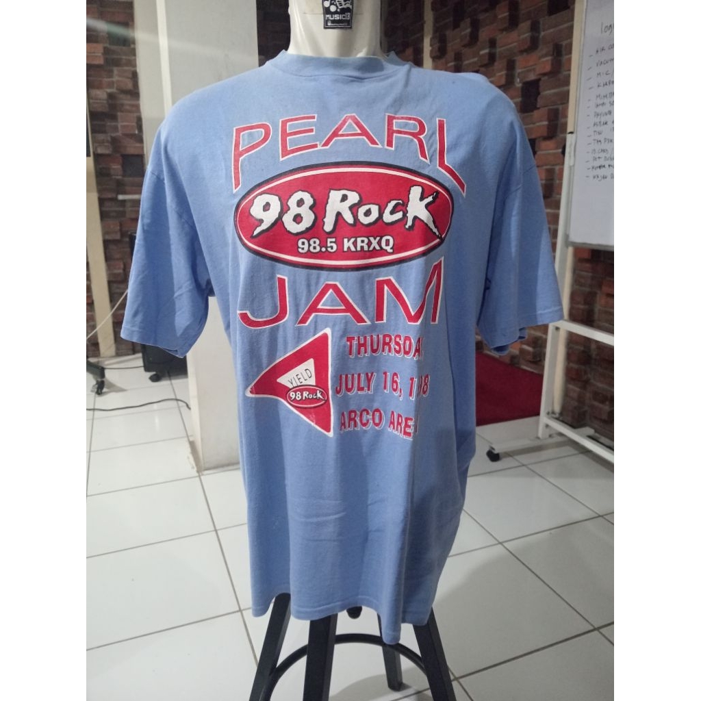 Vintage Pearl Jam - Yield Tour T-Shirt | Kaos Band | Kaos Pearl Jam | Pearl Jam