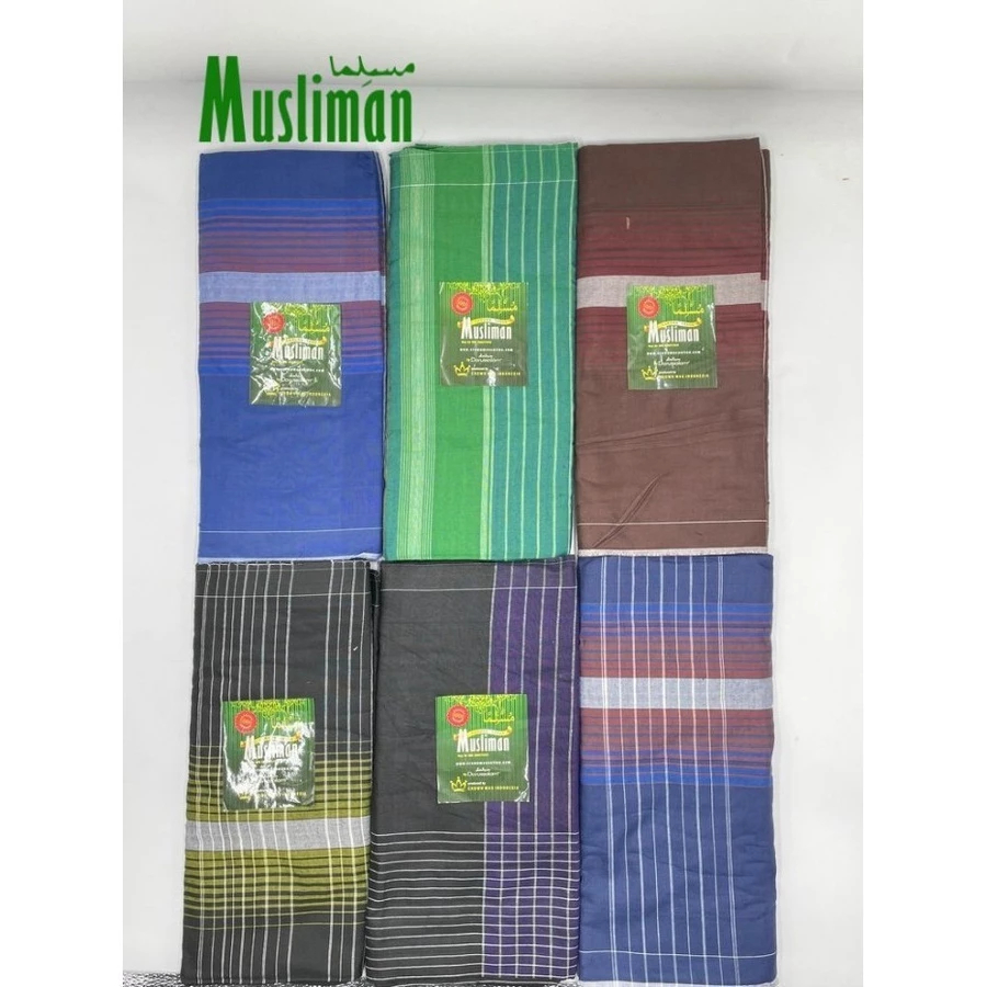Sarung Original Tenun Motif Horizon Gradasi Pria Dewasa Laki Laki Santri