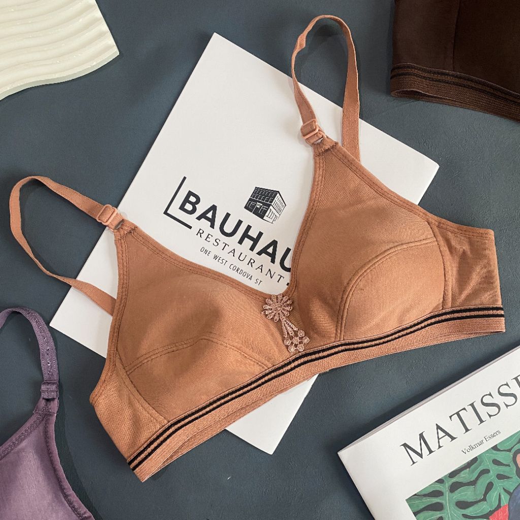 official 3 pasang bra / bh lorina sport tanpa kawat polos 821 bhl821