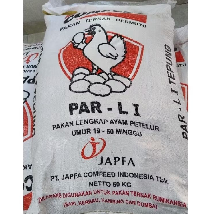 Pakan Ayam Petelur Comfeed Japfa PAR L1 50kg