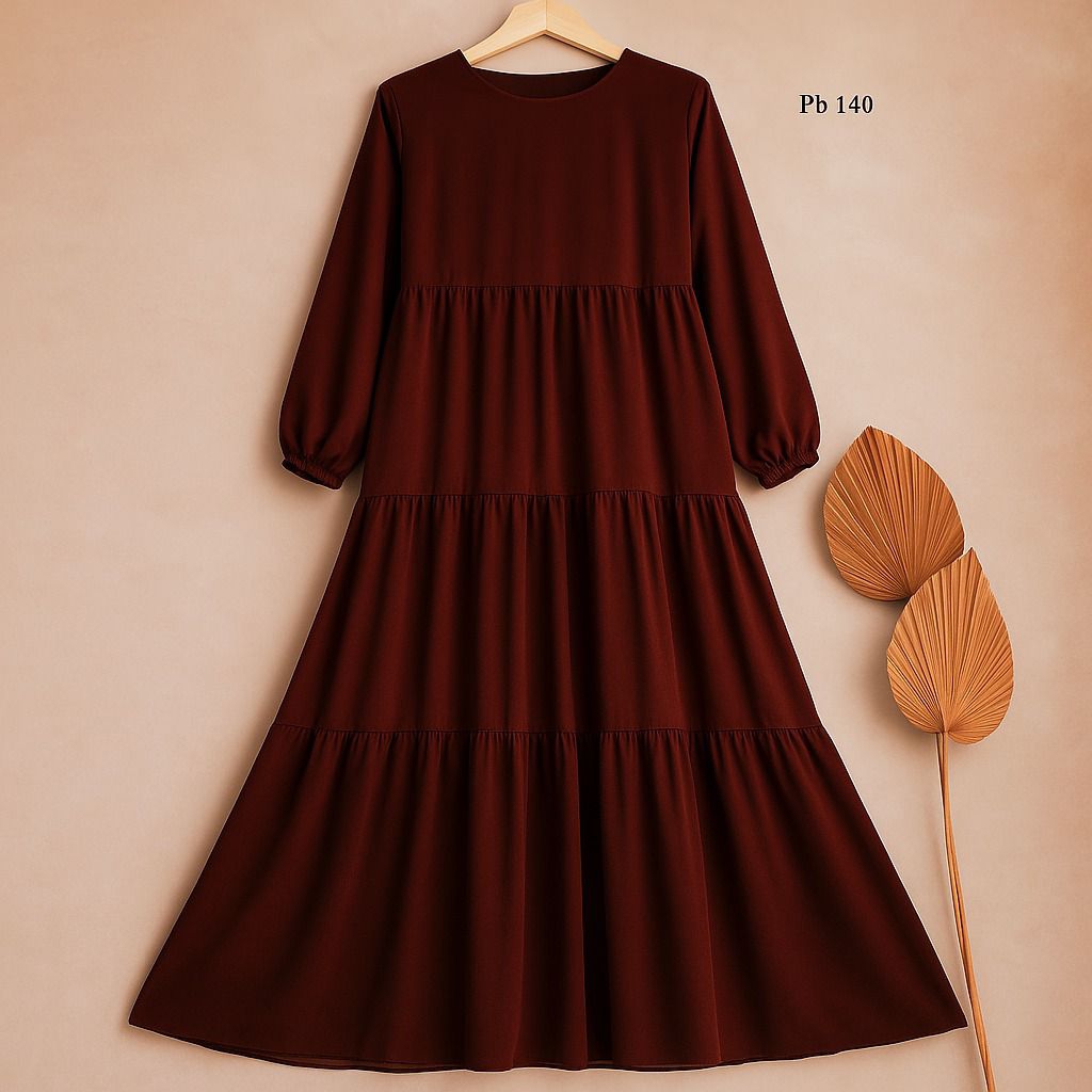 Nama Produk
Gamis 3 Susun / Dress Ceruty Serut Umpak / Dress Wanita / Gamis Polos - Ceruty Babydoll 