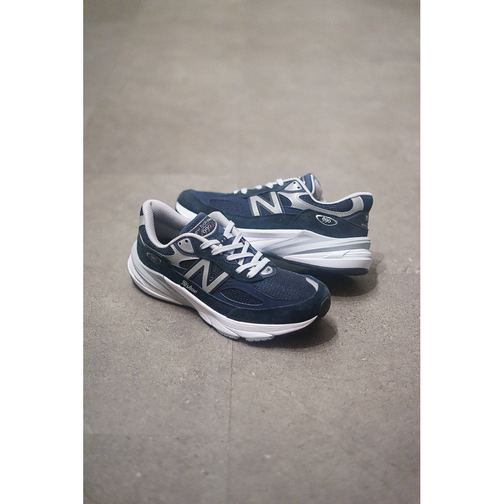 New Balance 990 V6 MiUSA Navy White Original Resmi