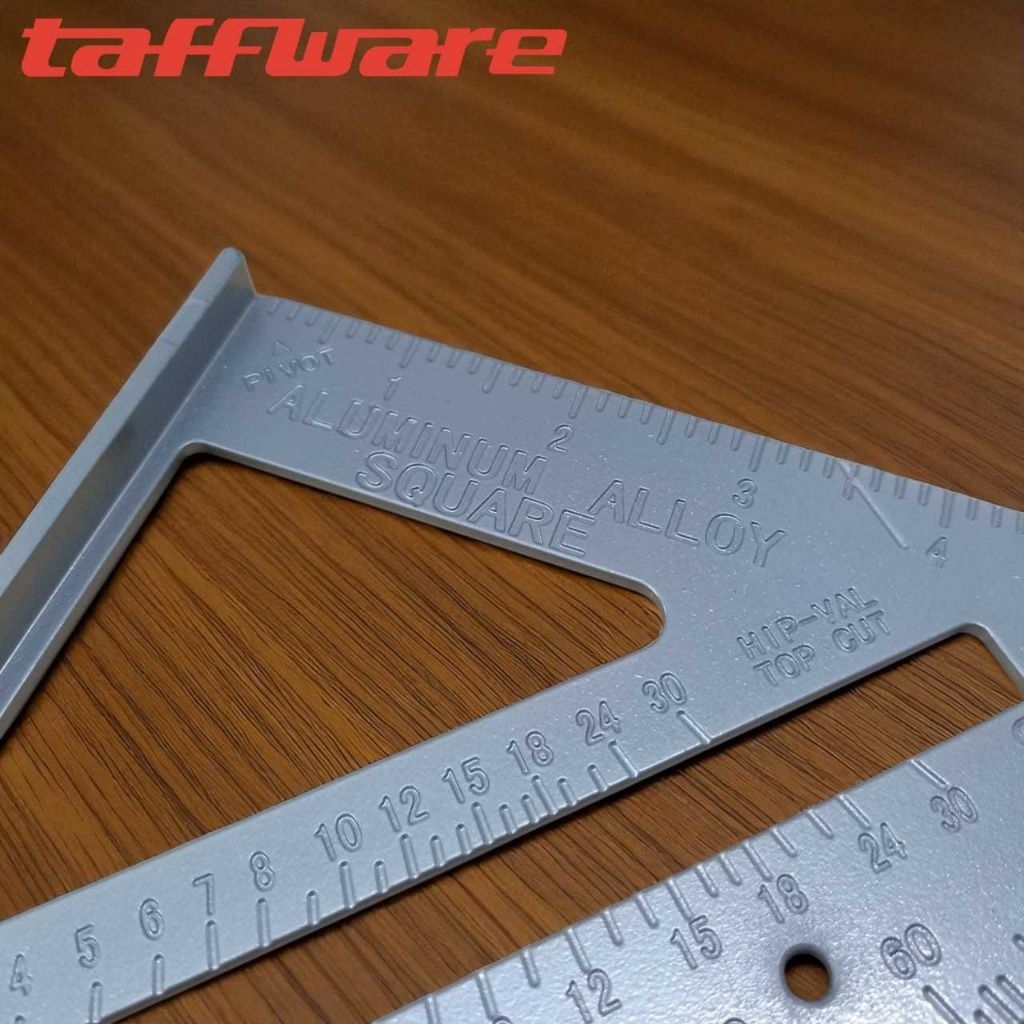 

Taffware Penggaris Siku Mistar Triangle Ruler Aluminium Alloy - VK18