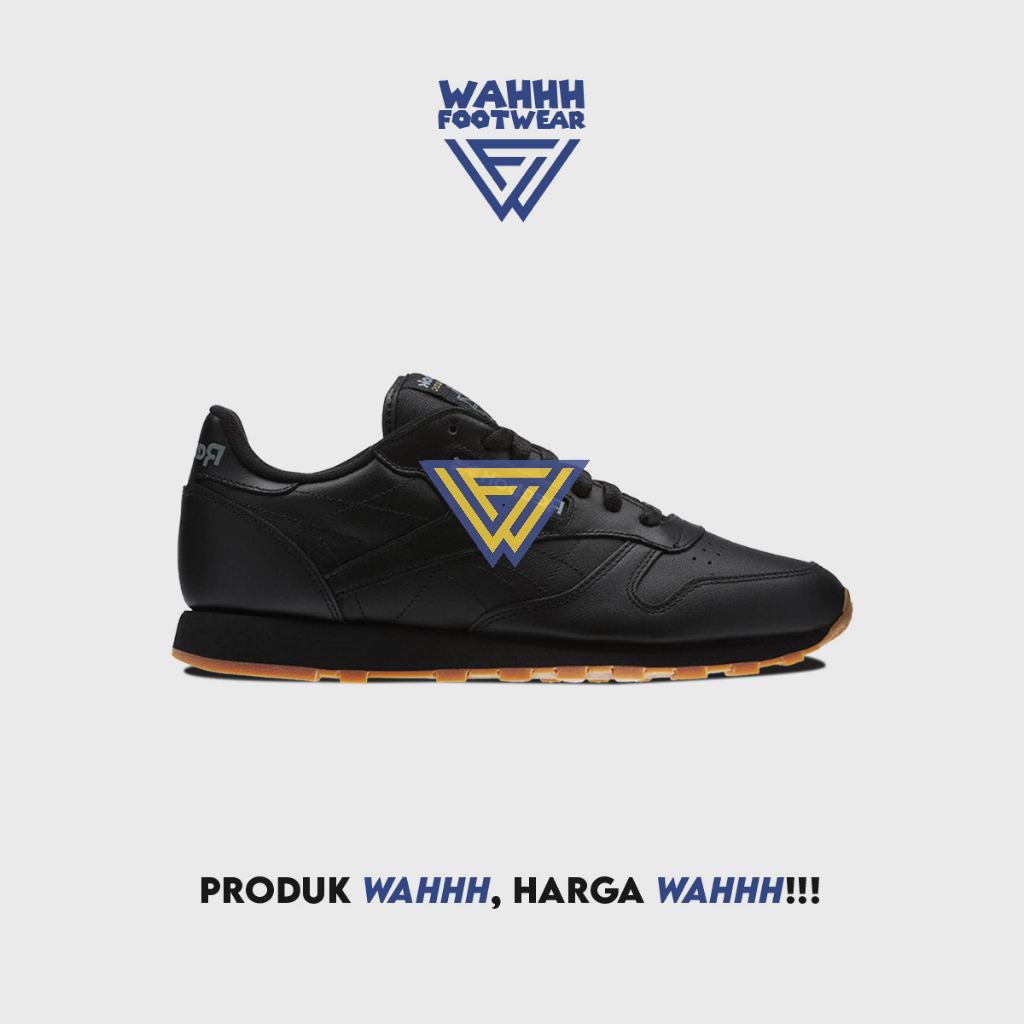 Reebok Classic Leather Black Gum Original