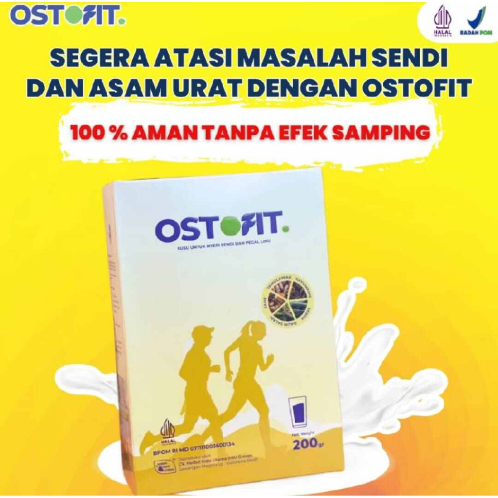 

OSTOFIT Susu Mengatasi Nyeri Sendi Tanpa Efek Samping