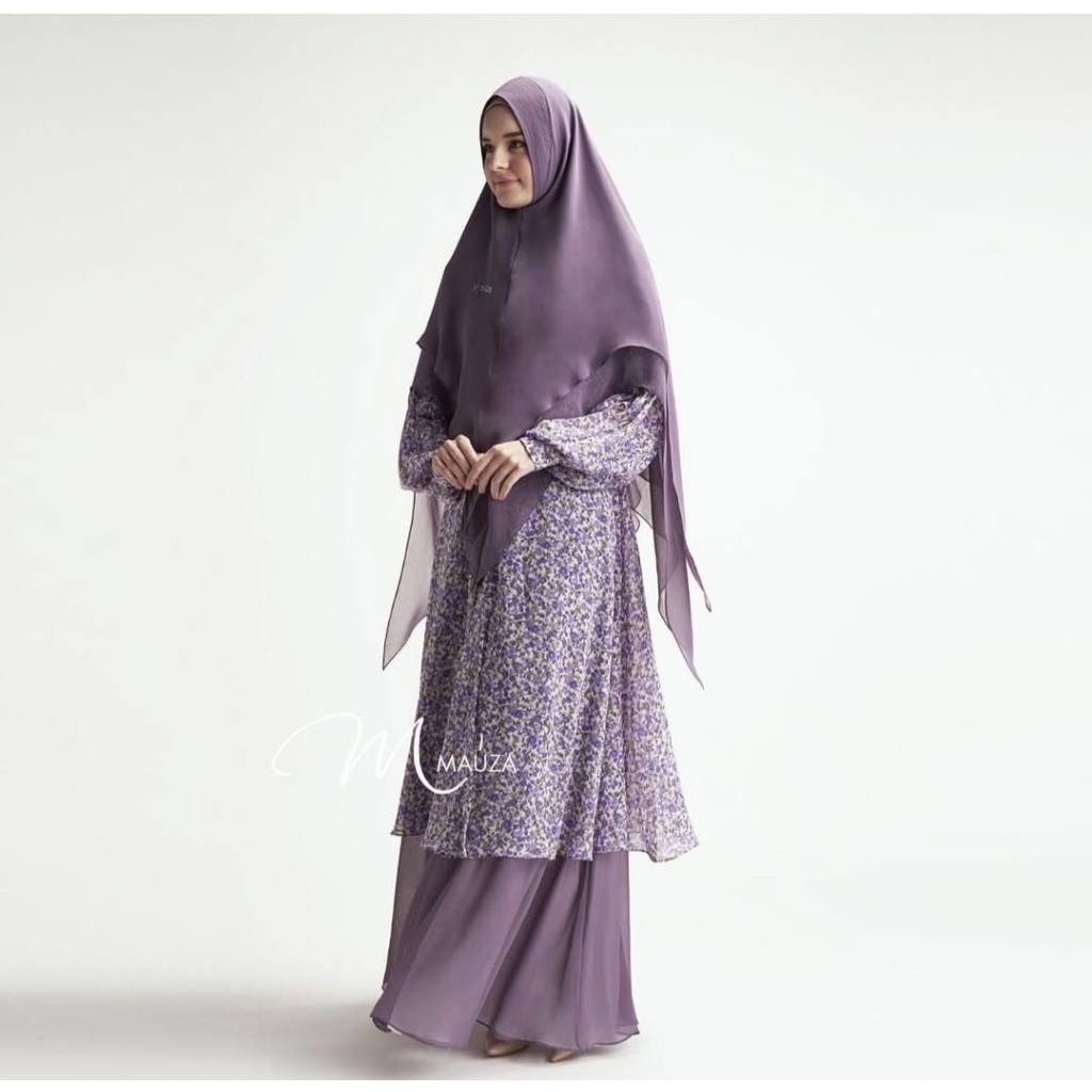 Gamis Mauza Syari | Dress Darla Violet by Mauza Syari