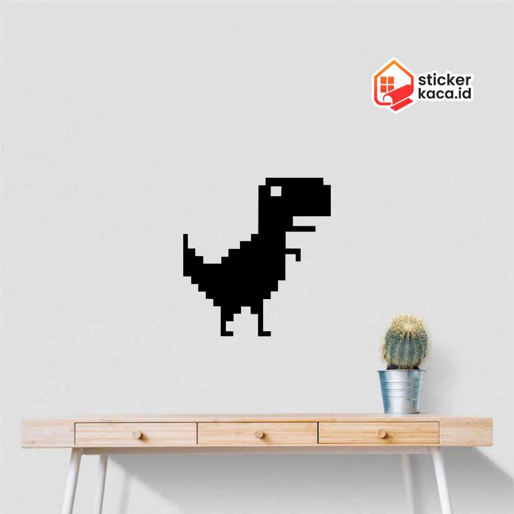 

Cutting sticker dino pixel premium bahan oracal untuk dekorasi dinding, pintu, kamar, ruang kerja, cafe,kantor,dll
