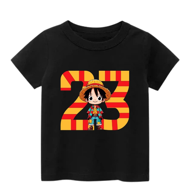 Kaos Luffy 23 Anak Laki Laki dan Perempuan - Kaos Onepiece Anak - Baju Luffy - Baju Onepiece - Atasa
