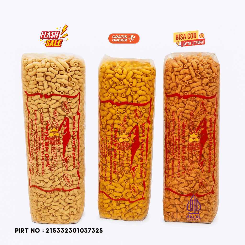 

Raja Snack - Makaroni Pipa Bantat Cemilan Makaroni Pipa Grosir Termurah 1 Ball