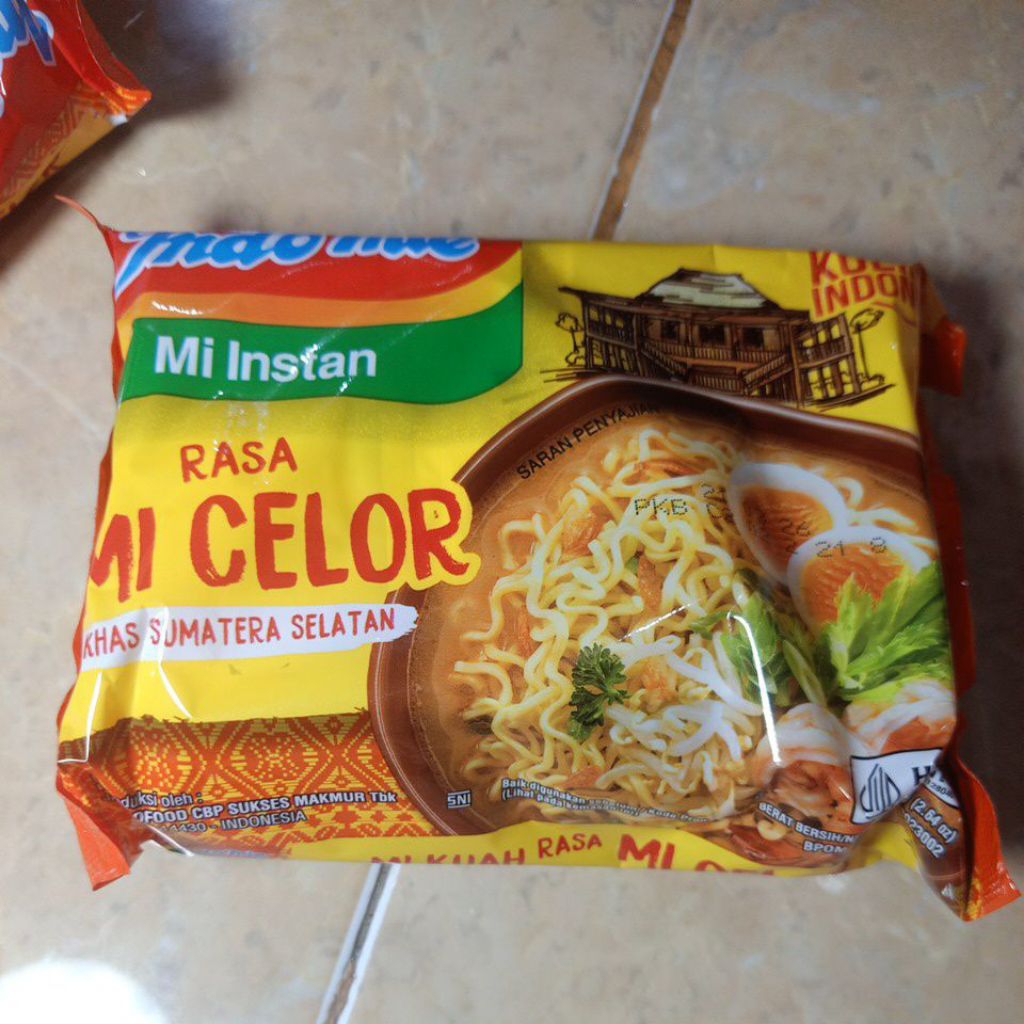 

mi instan rada mi celor khas Sumsel 75 gr