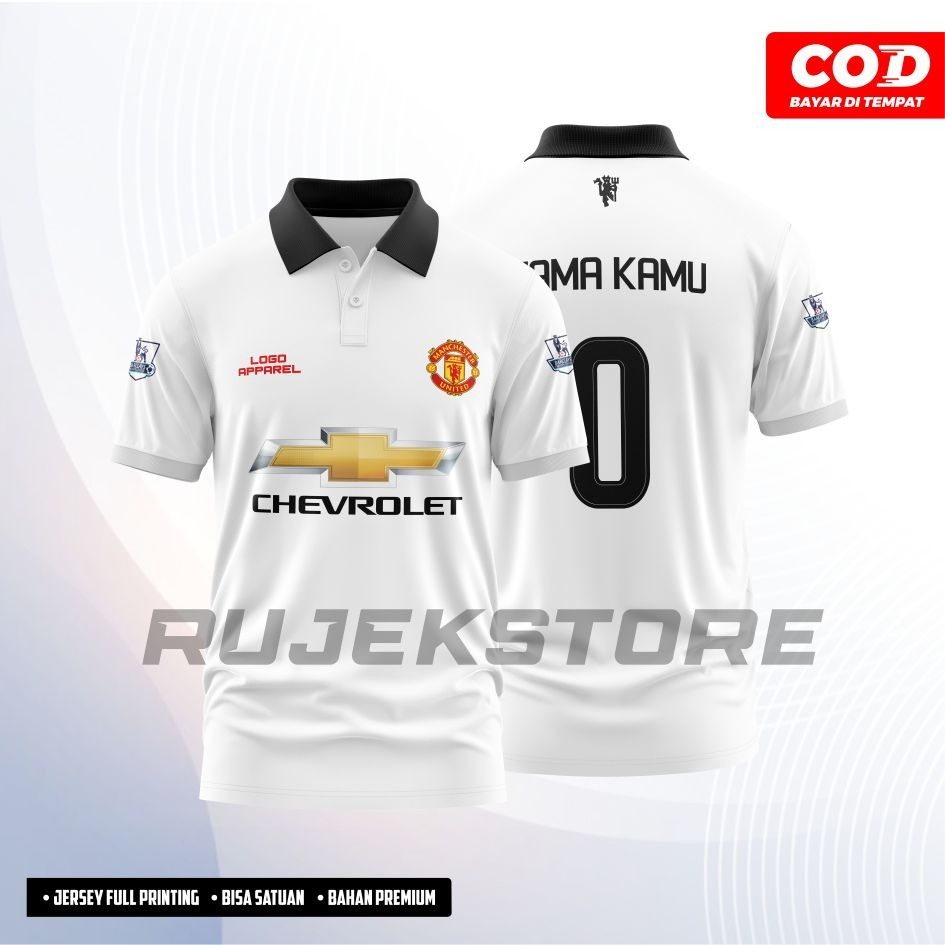 Jersey MU 2014/2015 Away Full Printing S-5XL