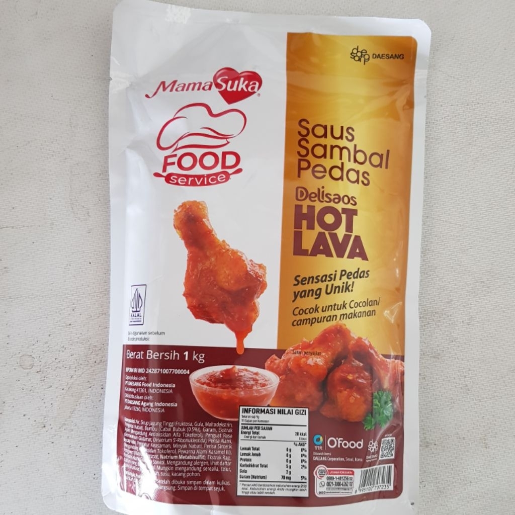 

delisaos hot lava pedas 1kg