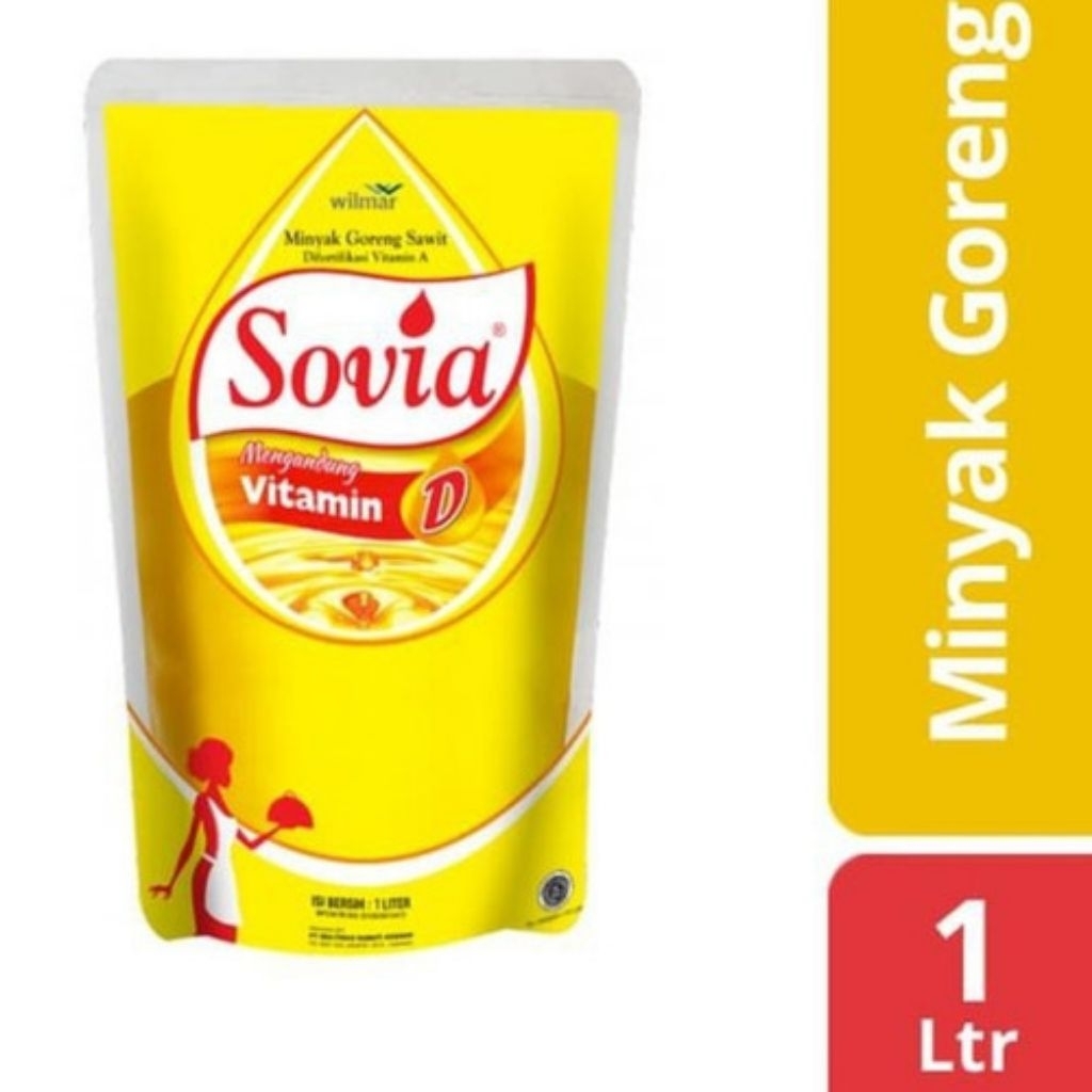 minyak goreng sovia (Wilmar 1ltr)