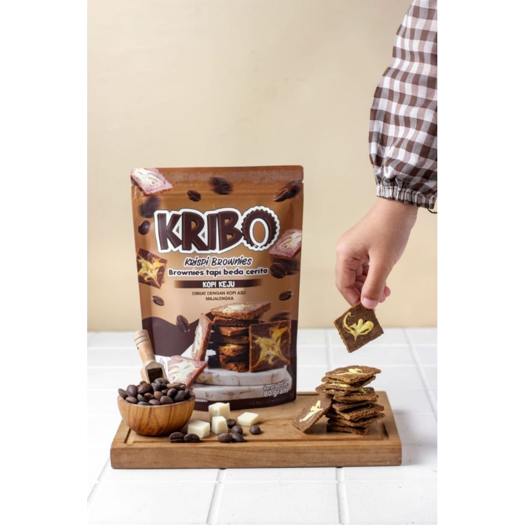

Kribo Krispy Brownis Kopi Keju D&B Culinery Majalengka