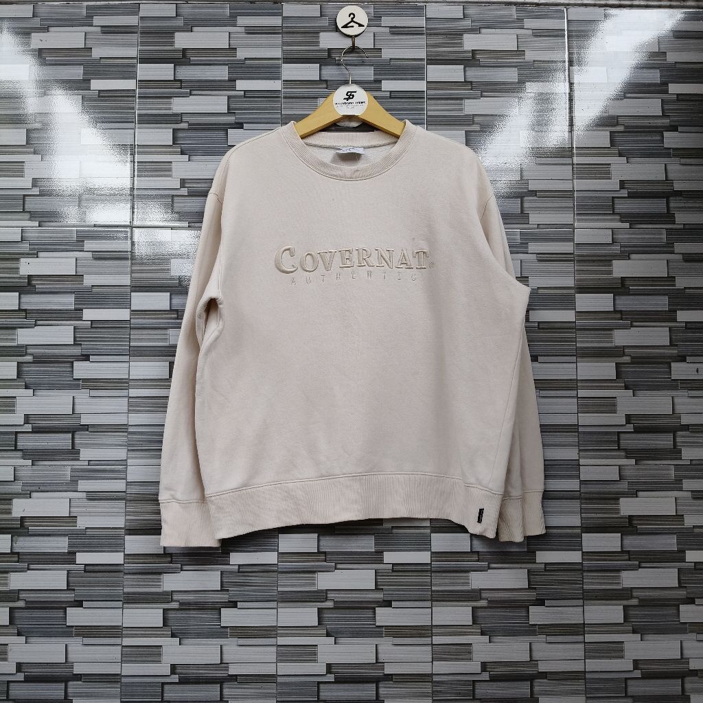 Crewneck Covernat Putih Broken White